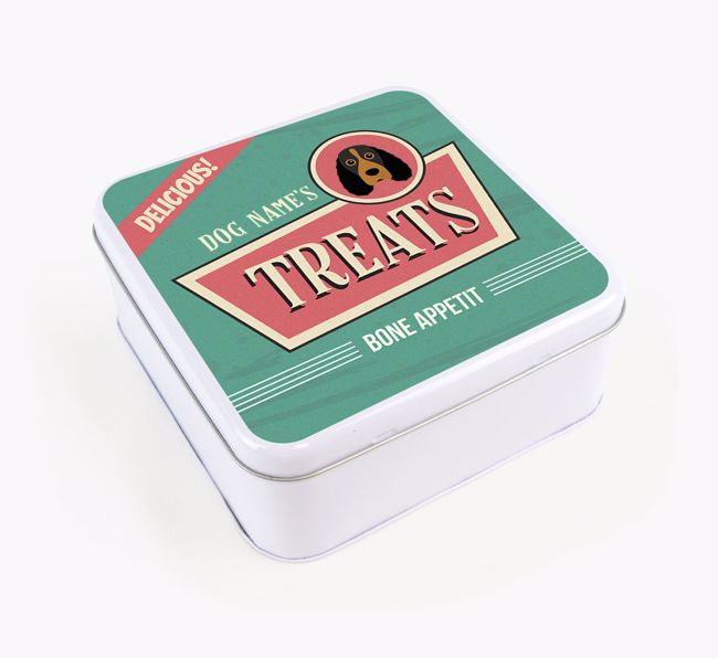 Personalised Retro Square Tin for your {breedFullName}